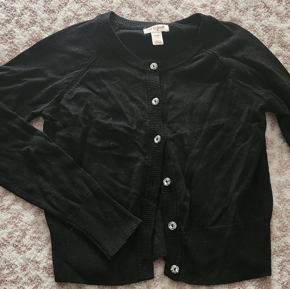 Black cardigan
